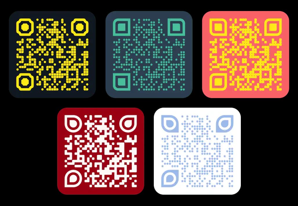 Colorful QR codes