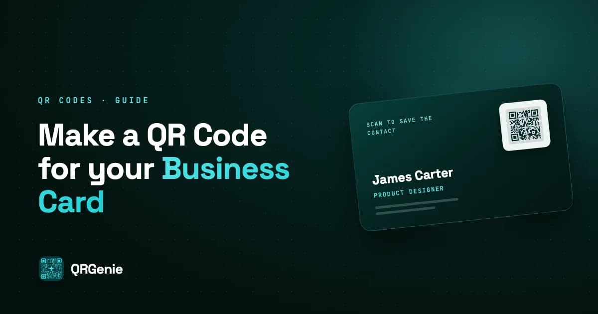 How to Make a QR Code for a Business Card (Free, No Signup)